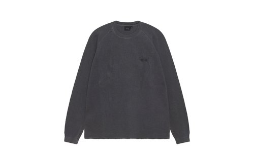 Stüssy Basic Thermal 'Washed Black' - 1140356-WABL | Solesense