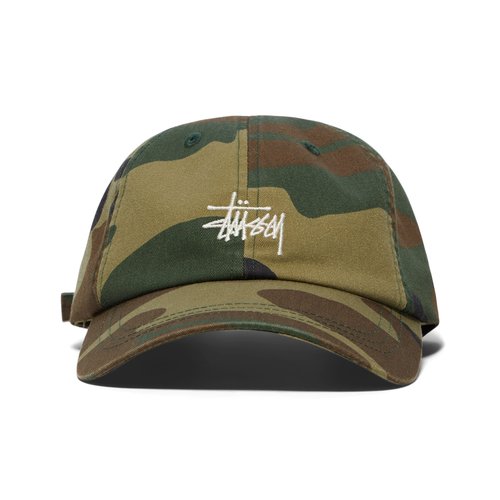 Stüssy Basic Washed Low Pro Cap - Woodland Camo - 1311163-WOCA