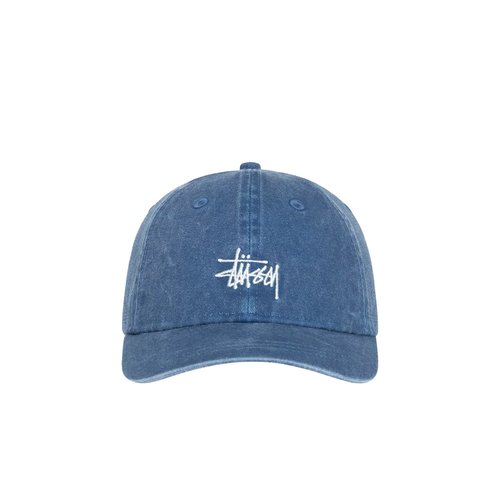 Stüssy Basic Washed Low Pro Cap - Faded Navy - 1311163-FADN