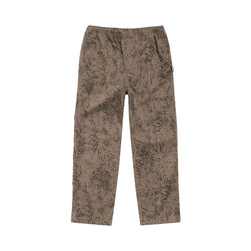 Stüssy Beach Pant Cotton Twill - Fossil - 116774-FOSS