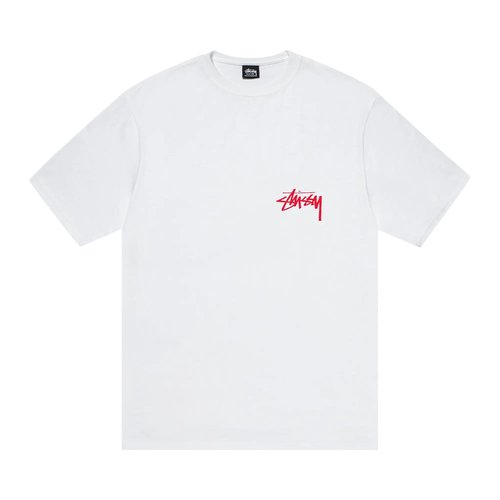 Stüssy Beat Crazy Tee - 1905006-WHIT