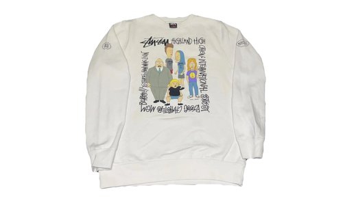 Stüssy Beavis and Butthead Crewneck STUS71 - STUS71