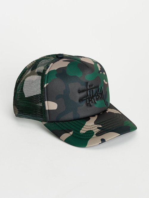 Stüssy Big Basic Trucker Cap - Camo - 1311088-1431