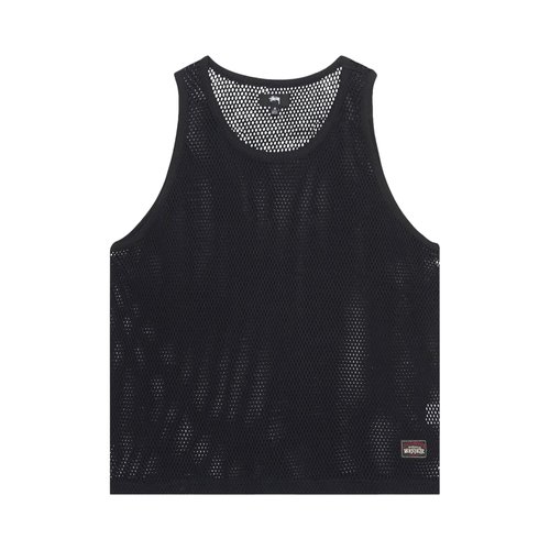 Stüssy Big Mesh Tank - Black - 1140349-BLAC