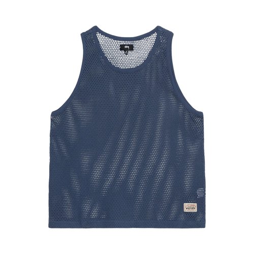 Stüssy Big Mesh Tank - Navy - 1140349-NAVY