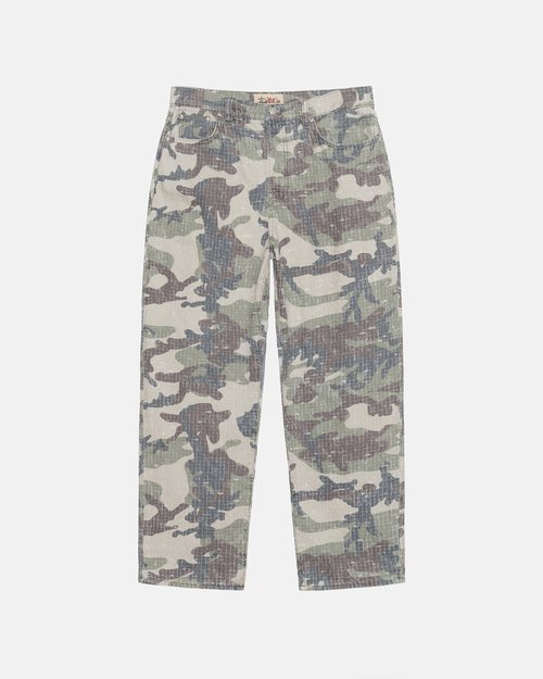 パンツ stussy BIG OL' JEAN CAMO CANVAS Stussy Big Ol' Stenpat Camo Jeans | eBay