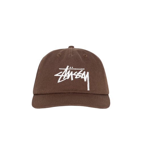 Stüssy Big Stock Mid Depth Cap - Chocolate - 1311145-CHOC