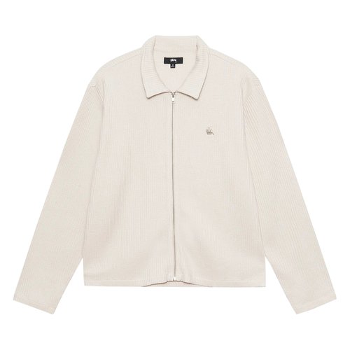 Stüssy Big Thermal Zip Shirt 'Black' - 1140317-AW23 | Solesense