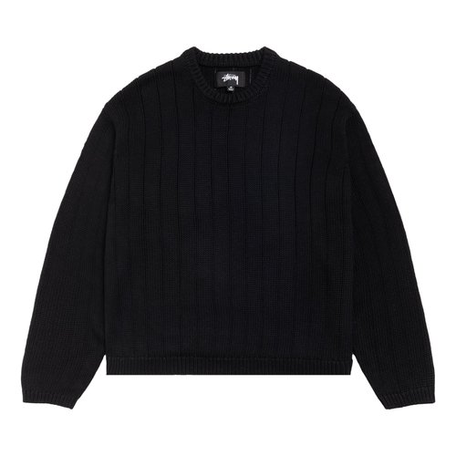 Stüssy Buana Logo Sweater - Black - 117294-BLAC