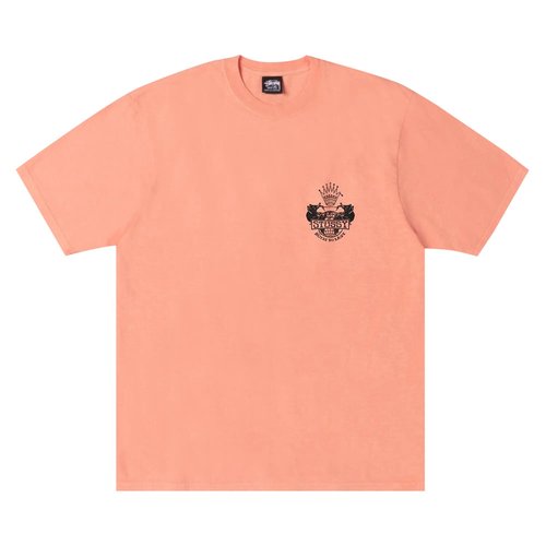 Stüssy Built To Last Tee Pigment Dyed - Sherbert - 1905125-SHER