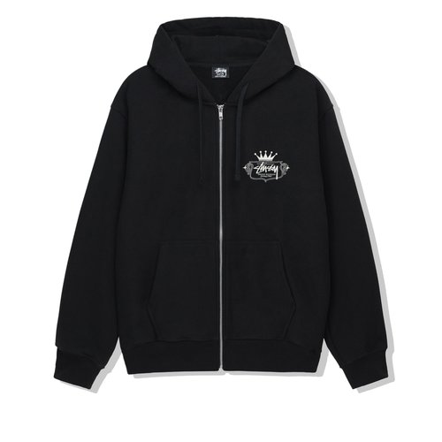 Stüssy Built To Last Zip Hoodie - Black - 1975028
