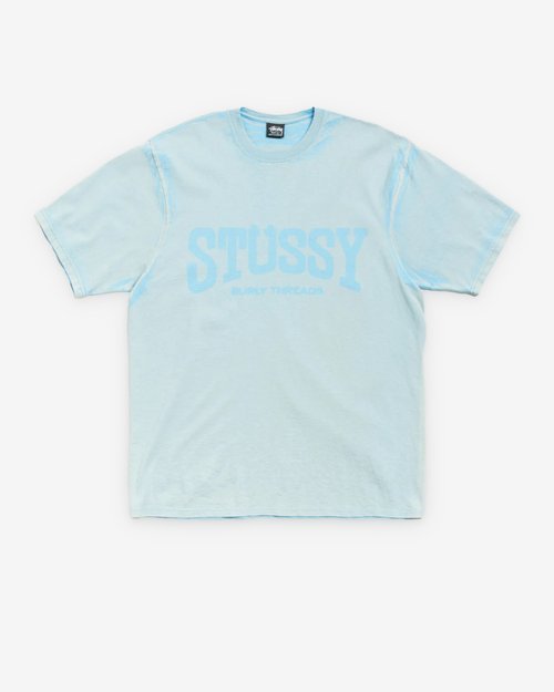 Stüssy Burly Tee - Sky Blue