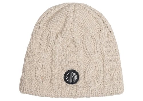 帽子 Stussy SKULLCAP CABLE KNIT BROWN STUSSY Cable Knit Skullcap Beanie Brown