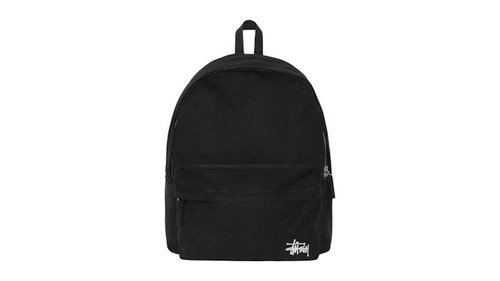 Stüssy Canvas Backpack - Black - 134252-BLAC