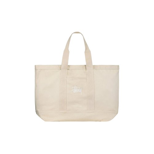 Stüssy Canvas Extra Large Tote Bag - 134253-NATU
