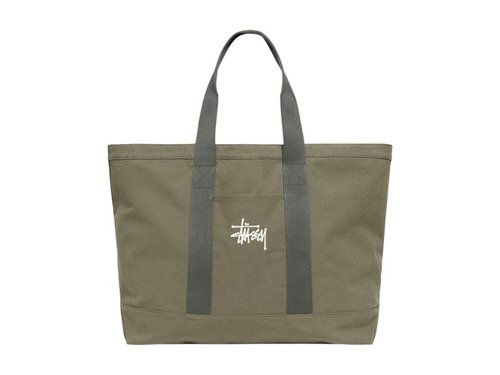 Stüssy Canvas Extra Large Tote Bag - Green - 134253-GREE