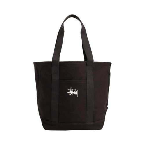 Stüssy Canvas Market Tote Bag - 134275-BLAC