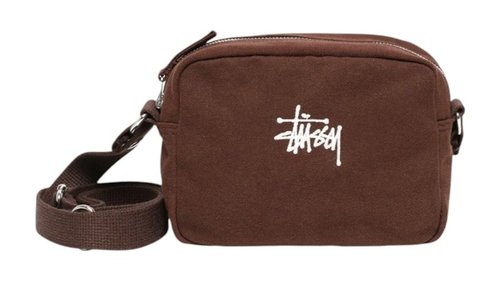 Stüssy Canvas Pouch - Brown - 134255-BROW