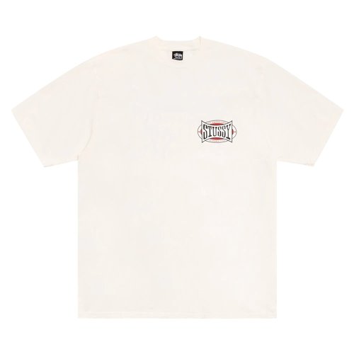 Stussy Champion Oval Tee Pigment Dyed - 1905144 NATU