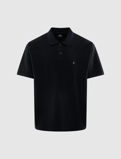 Stüssy Classic Pique Polo - 1140367-BLK