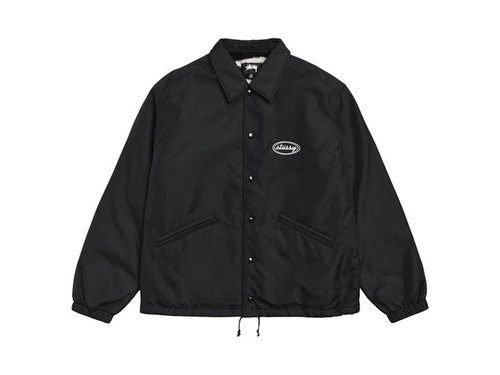 Stüssy Coaches Jacket - Black - 115857-0001