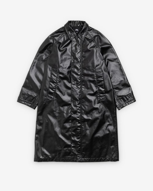 Stüssy Coated Field Coat - Black