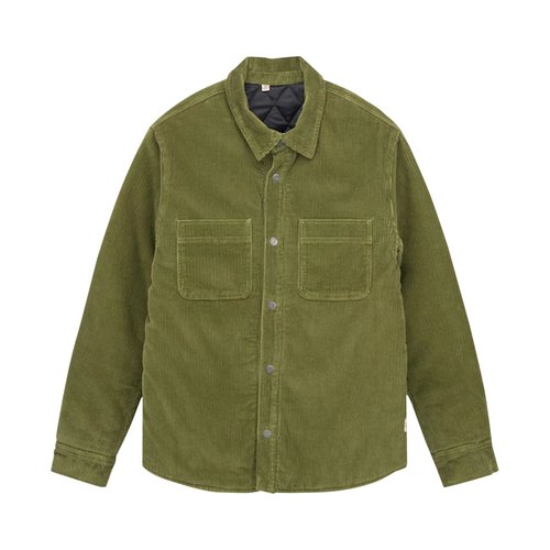 Stüssy Cord Quilted Overshirt - 1110262-OLIV