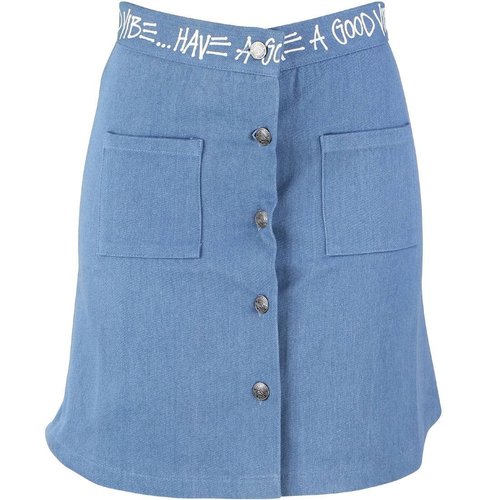 Stüssy Denim Link Skirt blue - Blue - 211081-BLUE