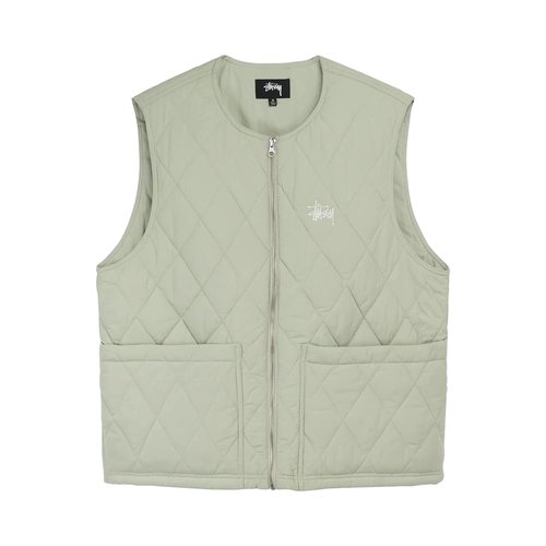 Stüssy Reversible Quilted Vest 'Cowhide' - 115695-COWH | Solesense