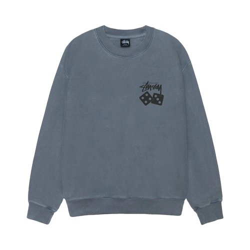 Stüssy Dice Crew Pigment Dyed - Navy Blue - 1915077-NAVY