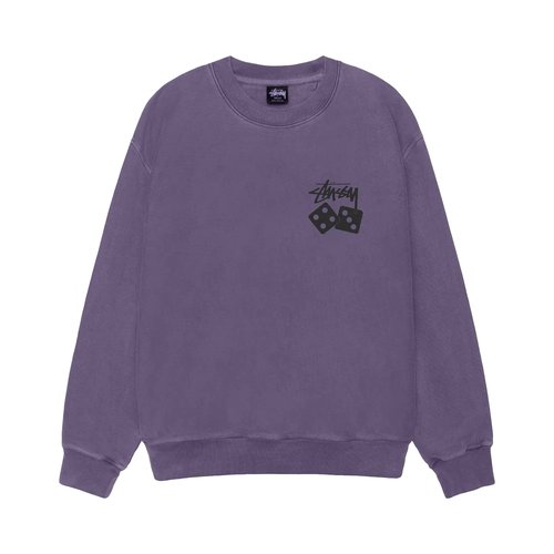 Stüssy Dice Crew Pigment Dyed - Grape - 1915077-GRPE