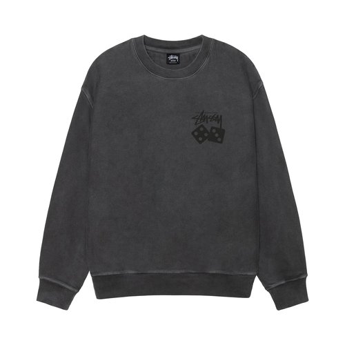 Stüssy Dice Crew Pigment Dyed - Black - 1915077-BLAC