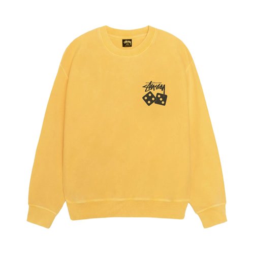 Stüssy Dice Crew Pigment Dyed - Yellow - 1915077-YELO