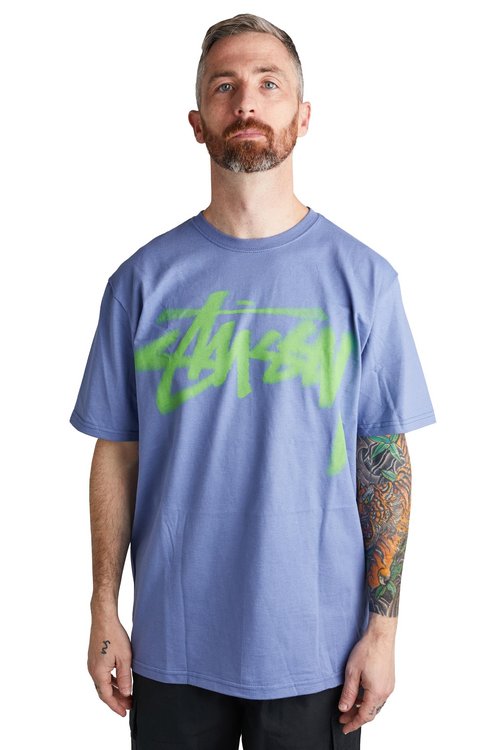 Stüssy Dizzy Stock Tee 'Moss' - 1904932-MOSS-S | Solesense