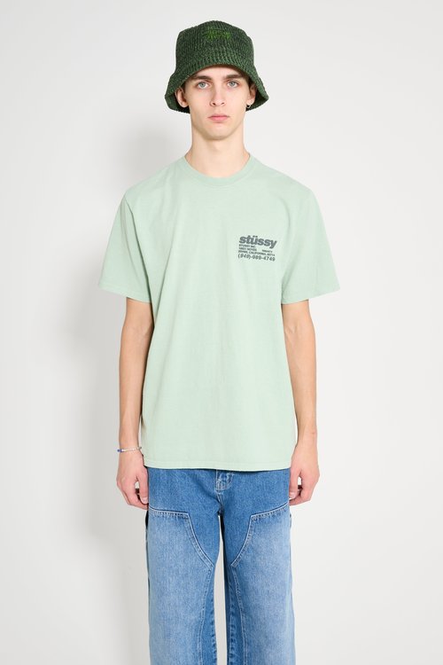 Stüssy DNA Pigment Dyed Tee - Granite - 1905038-0855