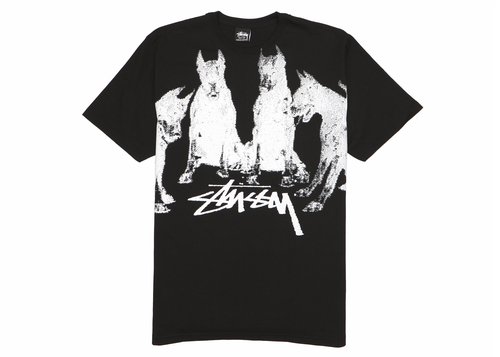 Stüssy Doberman Tee Shirt - Black