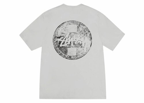 Stüssy Dot Stamp Tee Shirt - Fog - 1905071-FOGG