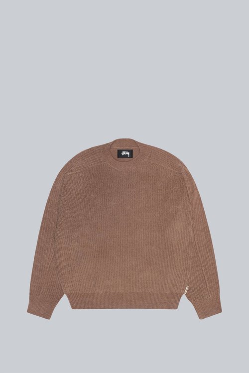 Stüssy Exposed Seam Sweater - Brown - 117271-BROW