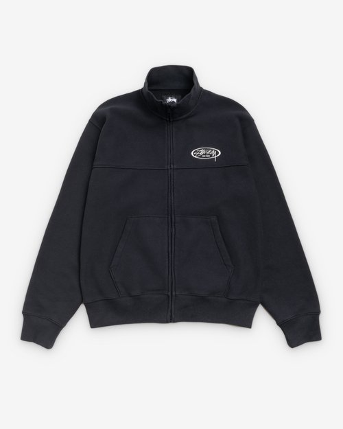 Stüssy Fleece Track Jacket - Black - 118606
