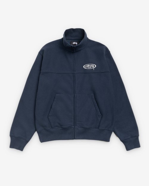 Stüssy Fleece Track Jacket - Navy - 118606