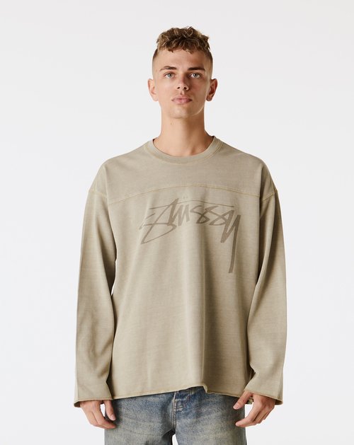 StÃ¼ssy Football Crew Pigment Dyed 'Sand' - 1140352-SAND