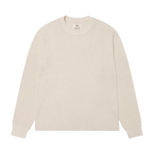 トップス Stussy GARMENT DYED LS THERMAL Garment Dyed Ls Thermal in brown – Stüssy UK