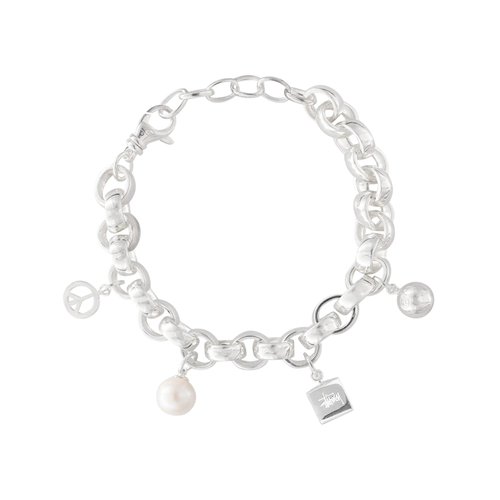 Stüssy Icon Charm Bracelet - 338323-SILV