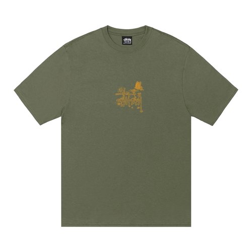 Stüssy In Bloom Tee | Green | Size M - Olive - 1905109-OLIV