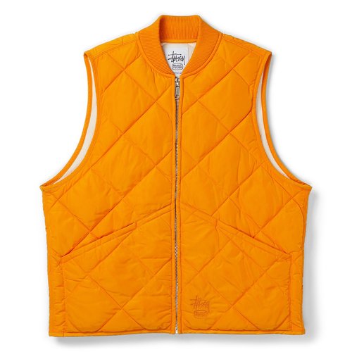 Stüssy Thermal Lined Quilted Vest - 115862-ORAN