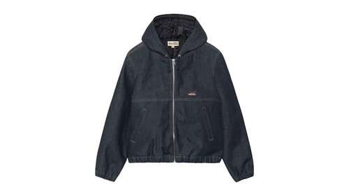 Stüssy Insulated Work Denim Jacket - Raw Indigo - 115835