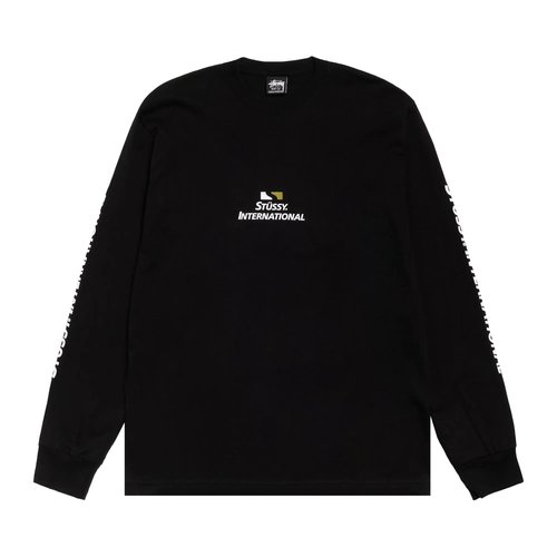Stüssy International Long-Sleeve Tee - Black - 1995146-BLAC