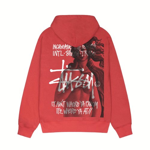 Stüssy Ist Venus Zip Hood - Pepper - 1974977
