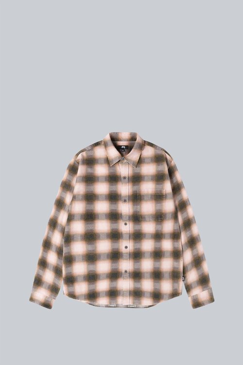 Stüssy June Plaid Shirt - Rose - 1110370-ROSE
