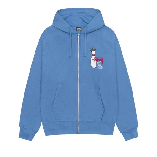 Stüssy Kingpin Zip Hoodie - Pacific - 1975037-PACI